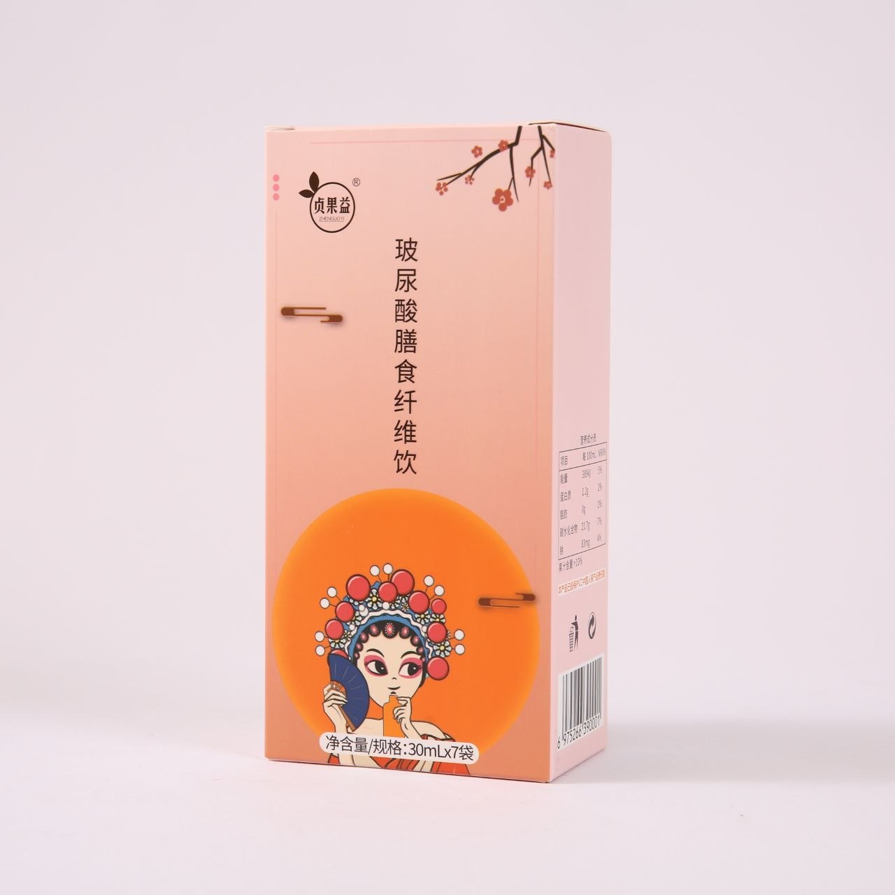 贞果益 hyaluronic acid dietary fiber drink retail box